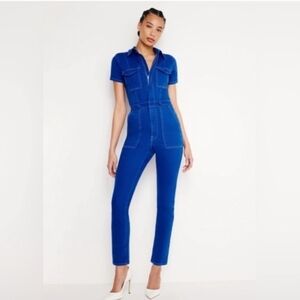 Good American Fit for Success Vibrant Blue Jumpsuit